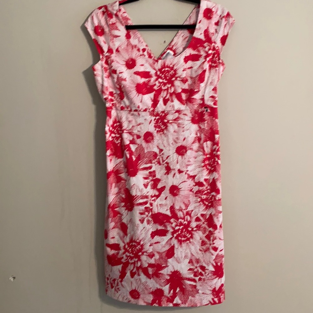 MOTHERHOOD MATERNITY DRESS SZ MED Red and white